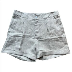 Karen Kane structured linen shorts